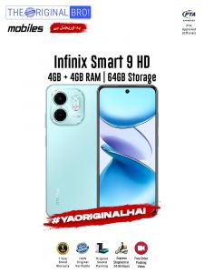 Infinix Smart 9 HD - 4GB RAM - 64GB Storage - PTA Approved - 12 Months Warranty - Green - The Original Bro Mobiles - TOB41